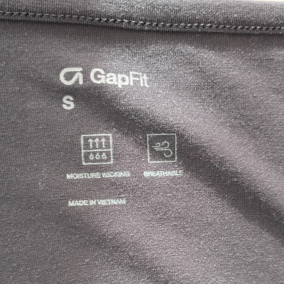 GapFit Black Twist Front V Neck Athletic‎ Tank Top Size S - Picture 3 of 6